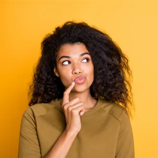 Woman thinking
